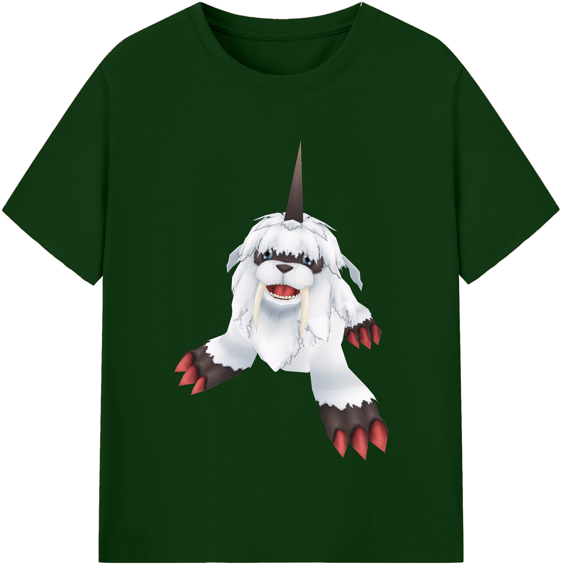 （画像用） Digimon デジタルモンスター/デジモン 綿100％半袖Tシャツ（フロントプリント）